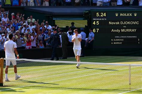 Novak Djokovic and Andy Murray push the limits of their tennis .